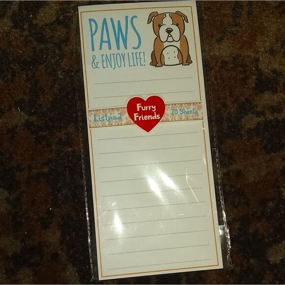 ⬇️⬇️⬇️Dog Mug and Fuzzy Friends List Pad - Picture 7 of 8